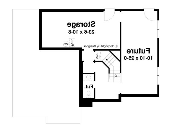 Lower Level image of Charlotte House Plan